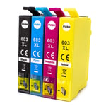 SSBY Compatible Ink Cartridges Replacement For Epson 603XL 603 XL, To use with XP-4100 XP-3100 XP-2100 XP-2105 XP-4105 XP-3105 WF-2830DWF WF-2850DWF WF-2835DWF WF-2810DWF