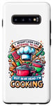 Coque pour Galaxy S10+ I Might Look Like I'm Listening To You Cooking Chef Cook