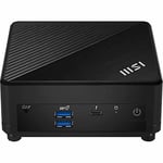 MSI Cubi 5 12M Intel Core i7 1255U Barebone, Mini PC, SFF, ThunderBolt 4, Type C, USB 3.2 Gen2, HDMI, DisplayPort, Dual LAN, WiFi, BT, VESA, Supports upto 64GB RAM, 1x M.2, 1x 2.5'SSD/HDD, 3x displays