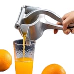 Manual Lemon Squeezer Juice Stainless Steel Extractor Single Press Hand for Juicing Orange Lemon and Other Hull-Free Fruits