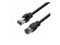 Lanview - Patch-Kabel - Rj-45 (Hane) Till Rj-45 (Hane) - 35 M - 6 Mm - S/Ftp - Cat 6A - Formpressad, Hakfri, Utomhus, Hög Flexibilitet - Svart