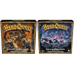 Avalon Hill Heroquest Against the Ogre Horde Quest Pack, Roleplaying Game & HeroQuest Rise of the Dread Moon Quest Pack, Requires HeroQuest Game System to Play, Roleplaying Games, Medium For 14+ Years