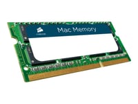 CORSAIR Mac Memory - DDR3 - module - 8 Go - SO DIMM 204 broches - 1333 MHz / PC3-10600 - CL9 - 1.5 V - mémoire sans tampon - non ECC