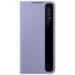 Etui Samsung Galaxy S21+ Clear View Cover - Violet - Neuf