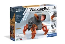 Clementoni - 61778 - Science Museum - Walking Bot, robotic toy for children 8 - 12 years