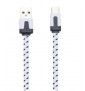 Cable Noodle 1m Pour "Samsung Galaxy S21+" Chargeur Type C Android Universel - Blanc
