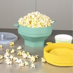 popcornskål silikon microskål för popcorn hopfällbar