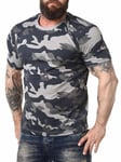 Brandit Army T-skjorte - Grå/Camo