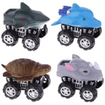Sea Animal Children Gift Toy Model Mini Car Pull Back C A