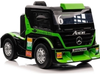 Lean Cars Enkel elbil för barn Mercedes-Benz Axor XMX622, grön
