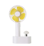 rrff Mushroom Light Portable Mini Fan 5 Speed Natural Wind Usb Rechargeable Handheld Air Cooler Fan Personal Air Conditioner For Home