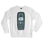 Teetown - Sweat Unisexe - Nokia 3310 - Retro 90s Game Snake Vintage Indestructible Phone Telephone Oldschool - Coton Bio