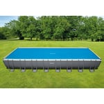 INTEX Poolöverdrag solenergi blå 960x466 cm polyeten 3202959