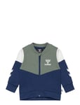 Hmlfinn Zip Jacket Sport Sweat-shirts & Hoodies Sweat-shirts Navy Hummel