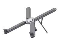 Trust Macy - Ställ För Bärbar Dator - Vikbar, Aluminium - 17.3" - Grå