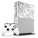Xbox One S White Marble Console Skin/Cover/Wrap for Microsoft Xbox One S