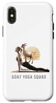iPhone X/XS Funny Goat Yoga Squad Warrior Plank Pose For Goat Yoga Case