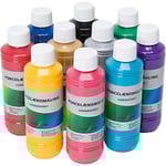 Porslinsfärg mixade färger 250 ml 10-pack