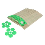 x10  Genuine Sebo X/C/370 X1 X4 X4 Extra / Pet Vacuum Cleaner Paper Dust Bags