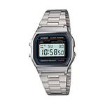 Casio Men's Digital Watch with Stainless Steel Bracelet A158WEA-1EF