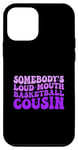 iPhone 12 mini Somebody's Loudmouth Basketball Cousin Groovy Case