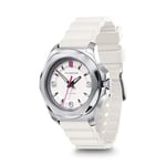 Victorinox I.N.O.X. V Women's Swiss Made Watch with White Dial & White Rubber Strap 241921