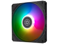 Silverstone Sst-As140b-Argb, Fläkt, 14 Cm, 1700 Rpm, 33 Db, 82 Kubikfot/Min, Svart