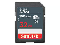 SanDisk Ultra Muistikortti SDHC 32G 100mb/s