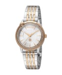 Roberto Cavalli RC5L037M0105 Womens Quartz Silver Stainless Steel 5 ATM 32 mm Watch - Silver & Gold - One Size