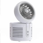 2 In 1 Air Purifier With 3 Speed Fan HEPA Filter Allergy Relief 11m2 White