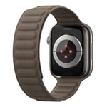 Dux Ducis BL Series - Apple Watch 9/8/7/6/5/4/3/2/1/SE/Ultra/Ultra 2 - 49/45/44/42mm - Magnetisk twill urrem - Taupe