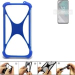 protective ring for Nokia C32 Silicone Case Softcase Bumper Protection Cover blu