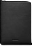Woolnut Leather Folio -suojatasku 13/14" MacBook, musta