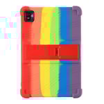 TCL TAB 10S SILICONE CASE m. Stativfunktion - Rainbow