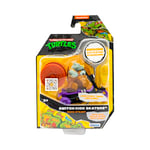 Teenage Mutant Ninja Turtles | Rock Steady Mutant Mayhem Gyro Self-Stabilising Rip-Cord Powered Skateboard Toy | TMNT Switch Kick Skaters, Classic Edition, Ages 3+ Gifts & Toys