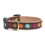 Up Country Bella Floral BEF-C-S Dog Collar Narrow 5/8 Inches S