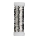 Smykketråd 0,4 mm tyk, 30 m lang – sølvfarvet