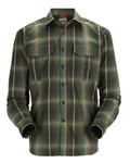 Simms Coldweather Shirt Forest Hickory Plaid XXL
