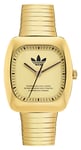 Adidas AOSY24024 RETRO WAVE ONE (37mm) Gold Dial / Gold-Tone Watch
