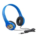 eKids Paw Patrol Blue Kid Safe Headphones With Built-in Volume Limiting.Children Headphone Over Ear, Wired Headset Volume Limited and Sharing Function Child Earphones Foldable Headphones