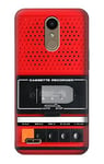 Red Cassette Recorder Graphic Case Cover For LG K10 (2018), LG K30, LG K11
