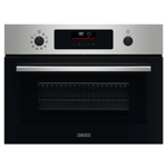 Zanussi ZVENM6XN Compact multifunction oven with Microwave. Use as a solus oven, white LEDs, Drop down door. Glass microwave plate. Stainless steel