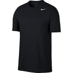 Nike M Nk Dry TEE DFC Crew Solid T-Shirt - Black/(White), Small-T
