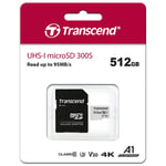 Transcend microSDXC 512GB U3 (R95/W40)