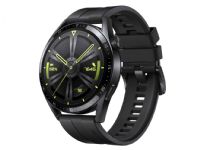 Huawei Watch GT 3 - Active Edition - 46 mm - svart stål - smart klocka med rem - fluoroelastomer - svart - handledsstorlek: 140-210 mm - display 1.43 - 4 GB - Bluetooth - 42.6 g