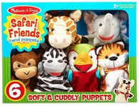 Safari Friends Hand Puppets Melissa & Doug Soft toy Kids Children