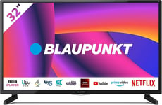 Blaupunkt 32" HD Ready Smart LED TV with Freeview Play, Netflix, Prime video
