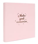 Grupo Erik Make Good Memories Self-Adhesive Photo Album | 6.3 x 6.3 inches - 16 x 16 cm | 11 Double Sided Pages | Hardcover | Photo Books For Memories | Friend Gifts