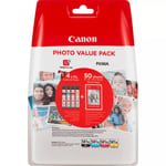 Canon CLI-581XL High Yield Genuine Ink Cartridges, Pack of 4 (BK,C,M,Y)