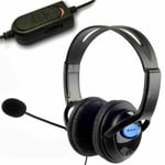 Deluxe Stereo Headset for Wii Switch For Fort Night Game - Dual Overhead Phones